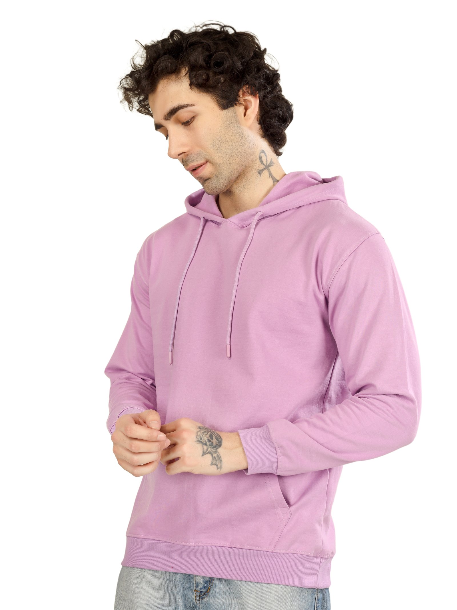 Hoodie Unisex Solid (Purple)